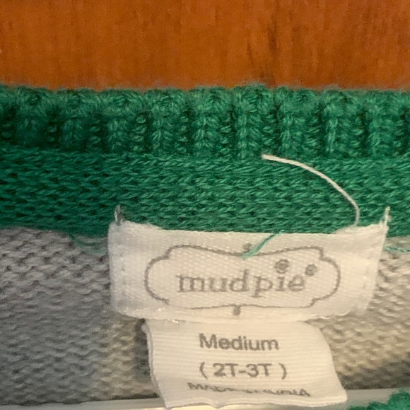 Mud Pie 2t-3t Christmas Sweater - Picture 2 of 5